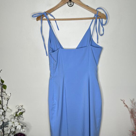 CAMILA COELHO Aaliyah Midi Dress Periwinkle Blue Sz M {TT14} - Picture 7 of 10